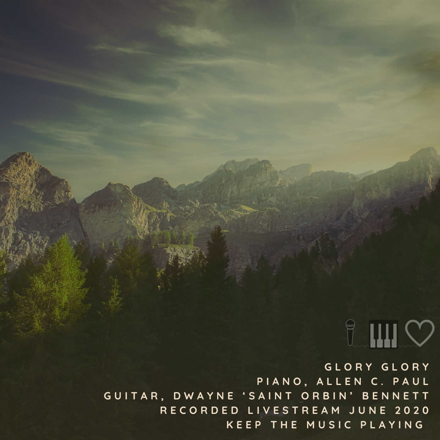 Glory Glory: Acoustic Livestream from "Keep The Music Playing" image